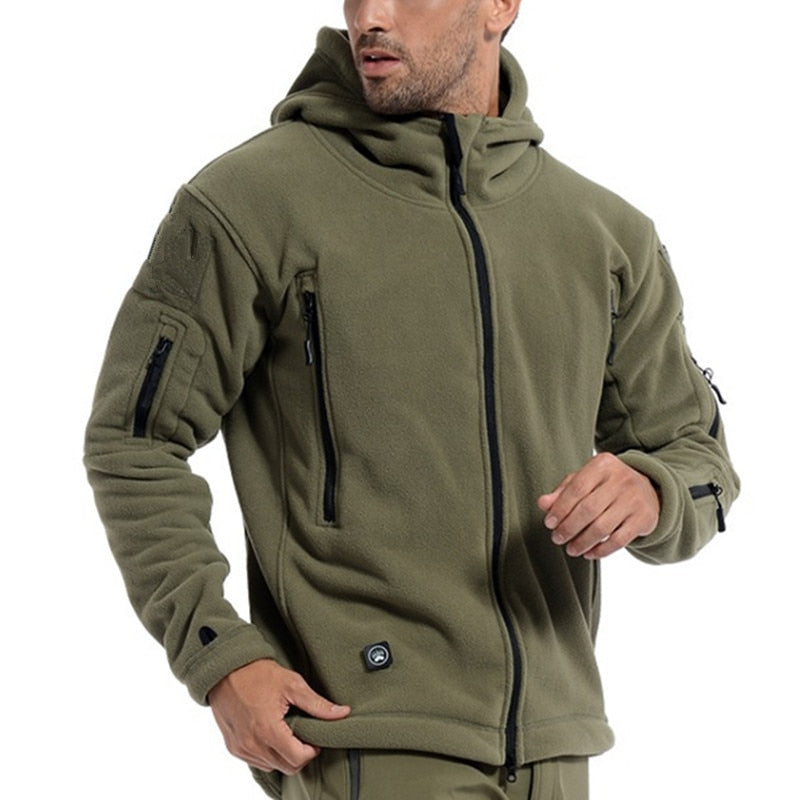 Fleecejacke Militär